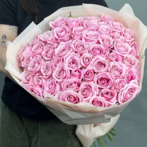 Букет из 55 роз Аваланж (60 см) в Истре