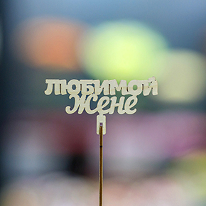 Топпер любимой жене в Истре