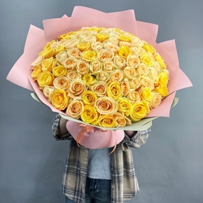Букет "Май лайф" из 101 розы (50 см) в Истре
