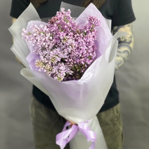 Букет из 9 веток ароматной сирени в Истре
