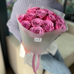 Букет из 15 роз Меритим (50 см) в Истре