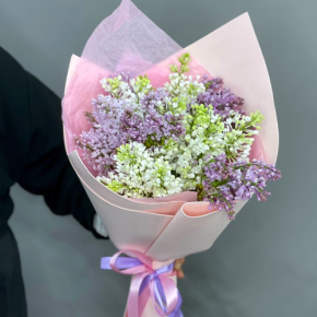 Букет из 11 веток сирени микс в Истре