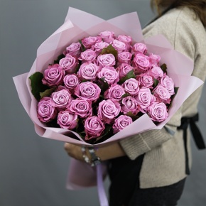 Букет из 35 малиновых роз Меритим (50 см) в Истре