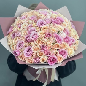 Букет "Люция" из 101 розы (50 см) в Истре