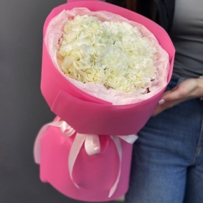 Букет "Гламур" из гортензии и диантусов в Истре