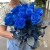 15 синих LUX роз Эквадор (70 см) в Истре