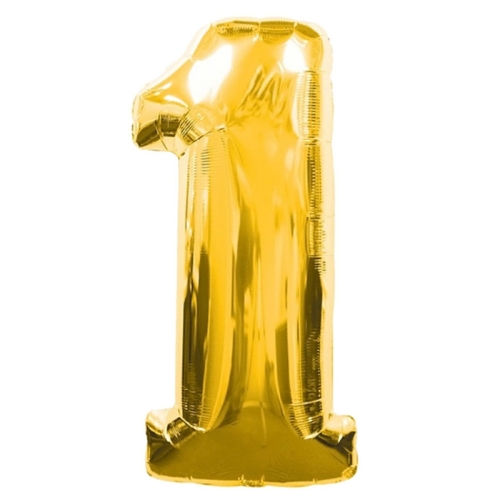 Шар гелиевый цифра 1 (40х102 см) в Истре
