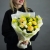 Букет "Мимозка" из нарциссов, диантусов и мимозы в Истре