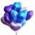 Сердце сиреневое фольгированный шар с гелием (45 см) в Истре