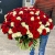 Букет 151 роза красный и белый микс (60 см) в Истре Букет 151 роза красный и белый микс (60 см) в Истре