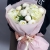 Букет "Белый жемчуг" из гортензий и пионов в Истре
